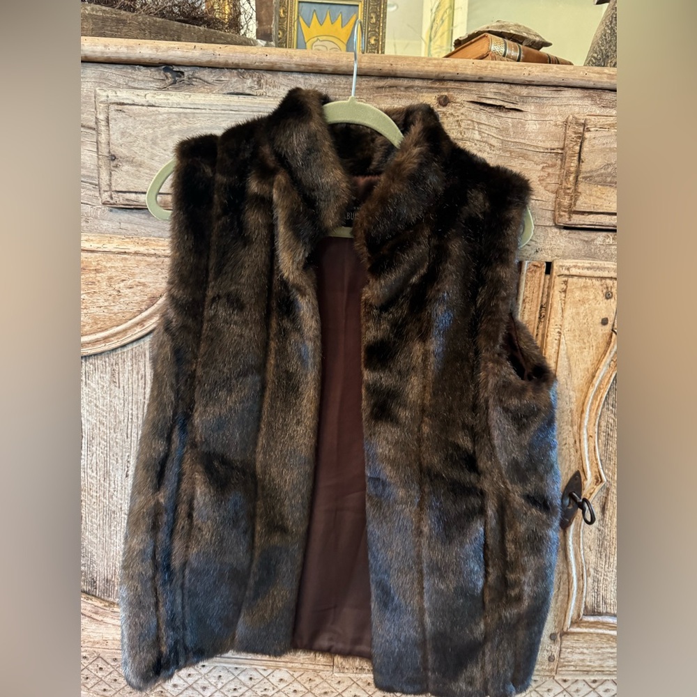 Donna Salyers Fabulous Furs Faux Fur Coat